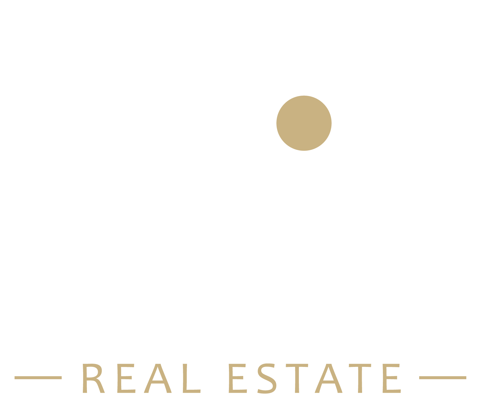 Gish Team Real Estate Logo-White Stacked